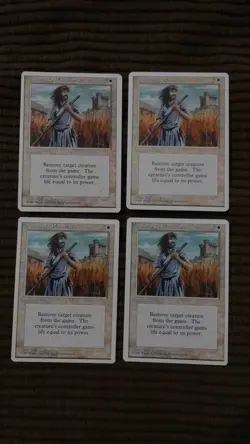 Magic: the Gathering / MtG Swords to Plowshares x4 Fourth Edition - Image 1