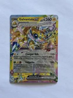 Pokemon TCG Galvantula ex 051/142 Double Rare SV07: Stellar Crown NM - Image 1