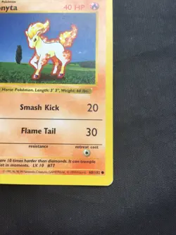 Pokemon Cards: Base Set 1st Edition Common: Ponyta 60/102 - Image 4