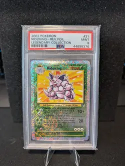 Legendary Collection Nidoking #31/110 (Reverse Holo) Pokemon Card Graded PSA 9 - Image 1