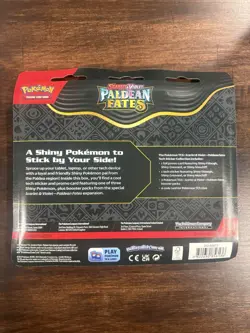 Pokemon Paldean Fates Maschiff Tech Sticker Blister Pack - New, Sealed - Image 2