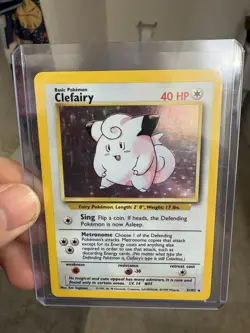 Pokemon TCG Clefairy 5/102 Base Set - Image 1