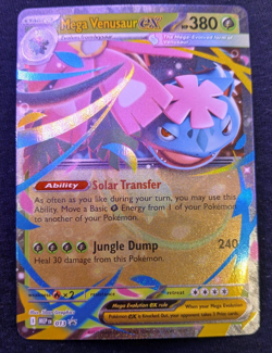 Pokemon TCG Mega Venusaur ex 013 Mega Evolution Black Star Promo English NM - Image 1