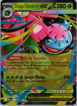 Promo #013 Mega Venusaur ex Black Star Regular Size Pokemon - Image 1