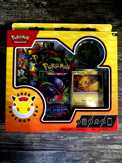 2026 Pokemon Day Pikachu Promo Collection Box FACTORY SEALED IN HAND 😊💖🔥 - Image 1