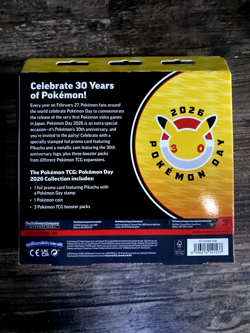 2026 Pokemon Day Pikachu Promo Collection Box FACTORY SEALED IN HAND 😊💖🔥 - Image 2
