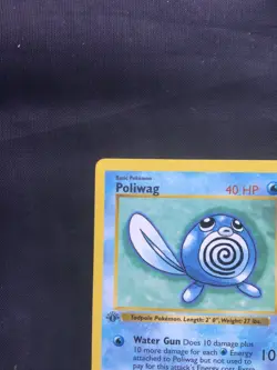Pokemon Cards: Base Set 1st Edition Common: Poliwag 59/102 - Image 2