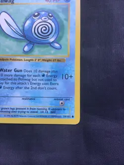 Pokemon Cards: Base Set 1st Edition Common: Poliwag 59/102 - Image 4
