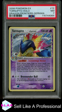 TORNUPTO-HOLO DRAGON FRONTIERS-GERMAN POKEMON EX DRAGON FRONTIERS 2006 12 PSA 7 - Image 1