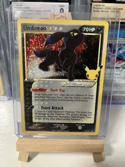 Pokemon TCG Celebrations Umbreon Gold Star 17/17 25th Anniversary Edition - Image 1