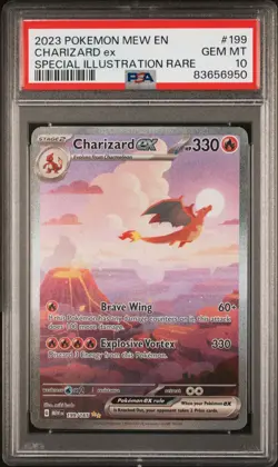 PSA 10 Charizard ex 2023 Pokemon MEW EN - Image 1
