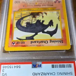 Pokemon TCG Shining Charizard Holo Secret Rare Neo Destiny 107/105 PSA 3 - Image 5