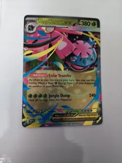 Pokemon Mega Venusaur Ex Holo Mega Evolution Black Star Promo 013 N/M Or Better - Image 1