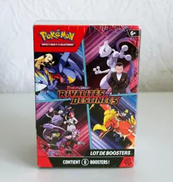 Pokemon Karmesin & Purpur Ewige Rivalen Booster Bundle 6 Booster FRANKREICH NEU - Image 1