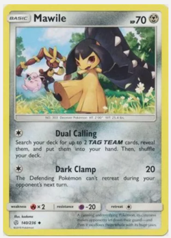 Pokemon - Mawile - 140/236 - Reverse Holo - Cosmic Eclipse - NM/M - NEW - Image 1