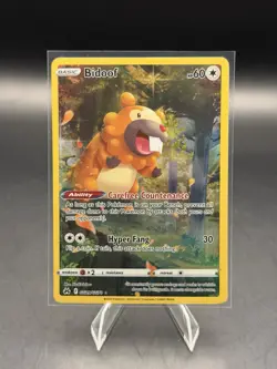 Bidoof GG29/GG70 Crown Zenith: Galarian Gallery Holo Pokemon TCG (NM) - Image 1