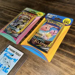 Pokemon TCG Sun & Moon Cosmic Eclipse 2 Booster Packs With 1 Bonus Card - Image 3