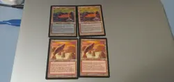 Magic The Gathering Peat Bog And Sandstone Needle Land Cards. - Image 1