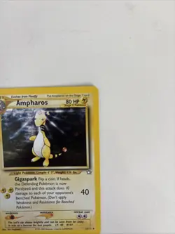 Ampharos 001/111 Unlimited - Holo Rare Pokemon Card - Neo Genesis - NM/LP - Image 2
