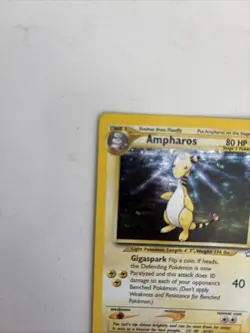 Ampharos 001/111 Unlimited - Holo Rare Pokemon Card - Neo Genesis - NM/LP - Image 3