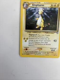 Ampharos 001/111 Unlimited - Holo Rare Pokemon Card - Neo Genesis - NM/LP - Image 4
