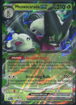 Meowscarada EX 015/193 - Paldea Evolved - Pokemon Card - Near Mint - Image 1