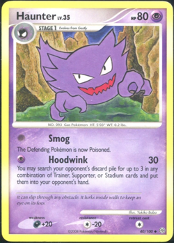 Haunter 40/100 Diamond & Pearl Stormfront Pokemon Card LP - Image 1