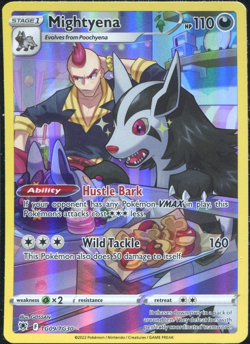 Mightyena TG09/TG30 Astral Radiance Trainer Gallery Ultra Rare Pokemon Card New - Image 1