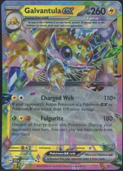 Galvantula EX 051/142 - Stellar Crown - Pokemon Card - Near Mint - Image 1