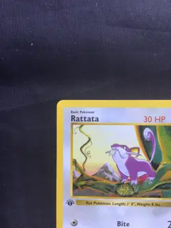 Pokemon Cards: Base Set 1st Edition Common: Rattata 61/102 - Image 2