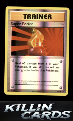 Reverse Holofoil Super Potion 87/108 Pokemon Uncommon XY - Evolutions Card NM - Image 1