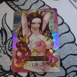Nezuko Goddess Story Doujin Waifu Trading Card UR Demon Slayer - Image 1