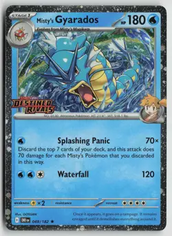 Misty's Gyarados (Prerelease) Rare Miscellaneous Cards & Products 049/182 NM - Image 1