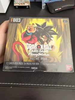 Dragonball Super Card Game TCG: Fusion World Raging Roar Booster Box [FB03] - 24 - Image 1