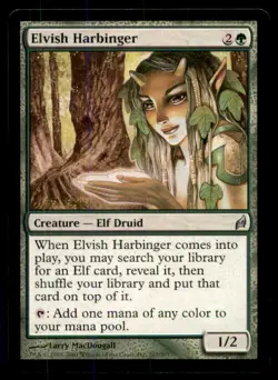 MTG Elvish Harbinger LP Light Play Lorwyn [3105] - Image 1