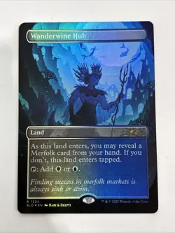 WANDERWINE HUB RAINBOW FOIL SECRET LAIR MTG 1324 - Image 1