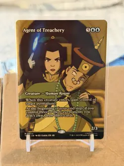 Mtg. Agent of Treachery. Borderless. Avatar: The Last Airbender. Pack Fresh - Image 1