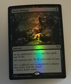 Toxic Deluge Foil NM/M Magic the Gathering Commander Masters MTG - Image 1
