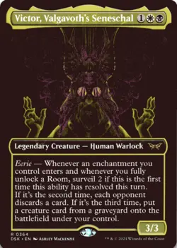 MTG Victor, Valgavoth's Seneschal (Showcase) Normal NM Duskmourn: House of Horro - Image 1