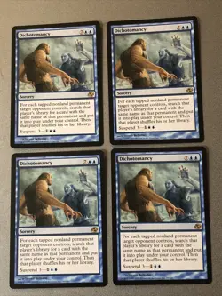 Dichotomancy X4 Planar Chaos Ex+ Condition See Pics Front Back - Image 1