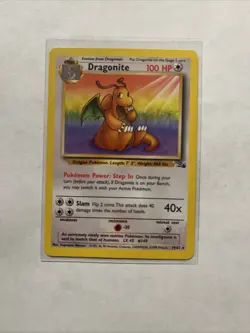 Pokemon TCG Dragonite Fossil 19/62 Non-Holo Unlimited Rare LP - Image 1