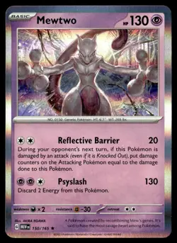 2023 Scarlet & Violet Series - Scarlet & Violet - 151 Mewtwo holo #150 - Image 1