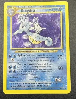Pokemon Card - Kingdra 8/111 Holo Rare Neo Genesis - Image 4
