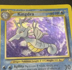 Pokemon Card - Kingdra 8/111 Holo Rare Neo Genesis - Image 5