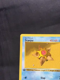 Pokemon Cards: Base Set 1st Edition Common: Staryu 65/102 - Image 2