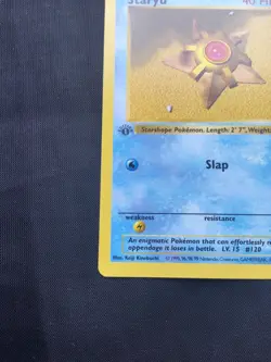 Pokemon Cards: Base Set 1st Edition Common: Staryu 65/102 - Image 5