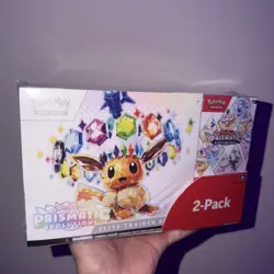 Pokemon TCG Prismatic Evolutions Costco Bundle ETB + Booster Bundle New & Sealed - Image 1