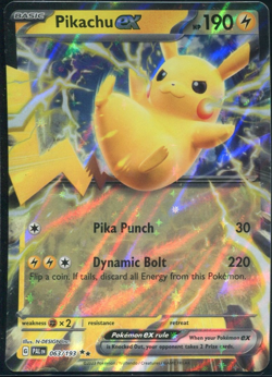 Pikachu ex Paldea Evolved Ultra Rare Pokemon TCG 063/193 Scarlet & Violet NM - Image 1