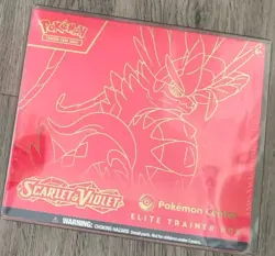 Scarlet and Violet Base Set Pokemon Center ETB Koraidon Exclusive Factory Sealed - Image 1