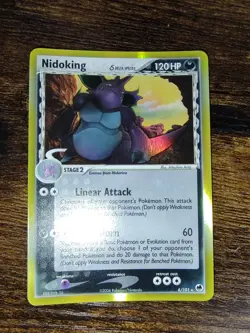 Pokemon 2006 Nidoking 6/101 Holo Rare EX Dragon Frontiers (Delta Species) - Image 2